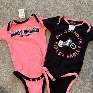 Baby girl, Harley-Davidson onesie